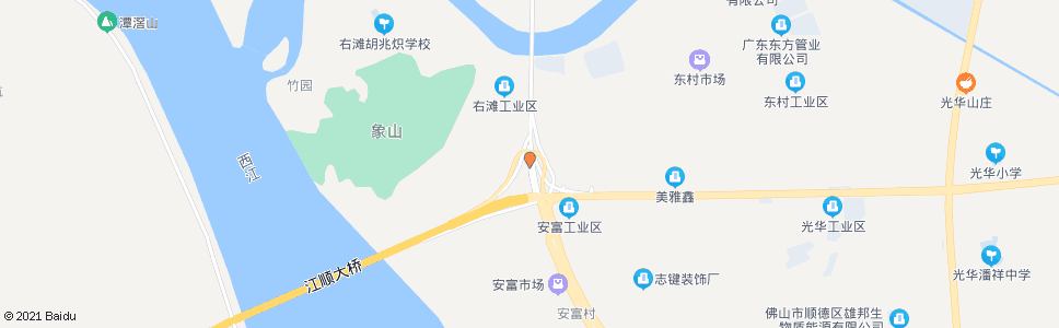 佛山右滩站(顺番路)_公交站地图_佛山公交_妙搜公交查询2024