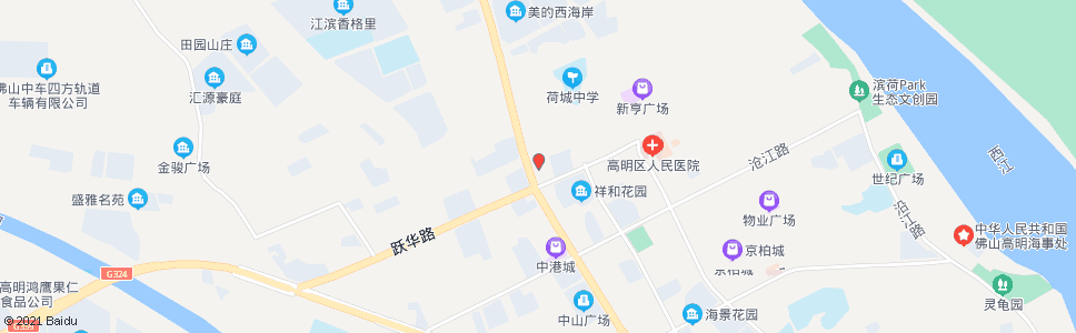 佛山康乃馨花园_公交站地图_佛山公交_妙搜公交查询2024