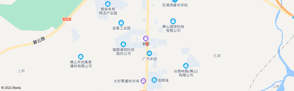 佛山盛路通信路口(南盛木业)_公交站地图_佛山公交_妙搜公交查询2024