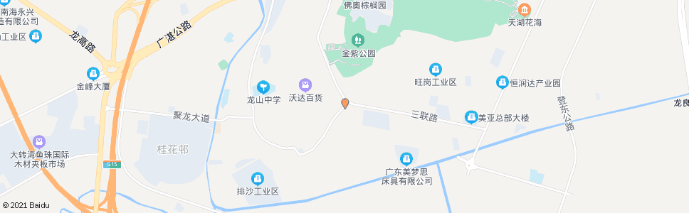 佛山旺岗村委_公交站地图_佛山公交_妙搜公交查询2024