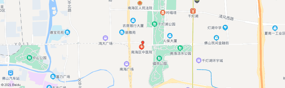 佛山省中西医结合医院_公交站地图_佛山公交_妙搜公交查询2024