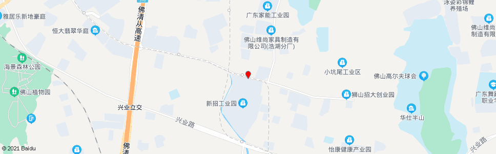 佛山狮山工业园A区市场_公交站地图_佛山公交_妙搜公交查询2024