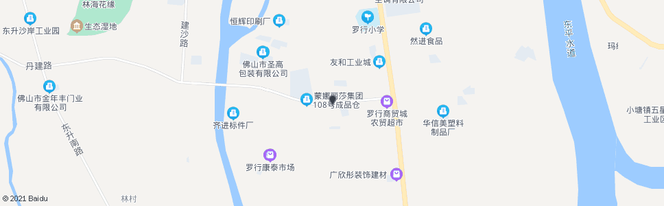 佛山田村_公交站地图_佛山公交_妙搜公交查询2024