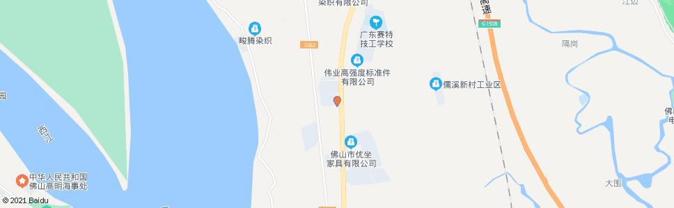 佛山海舟村委会_公交站地图_佛山公交_妙搜公交查询2024