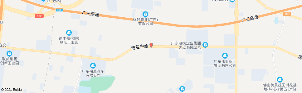 佛山马洞村(博爱路)_公交站地图_佛山公交_妙搜公交查询2024