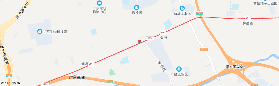 佛山双洲村_公交站地图_佛山公交_妙搜公交查询2024