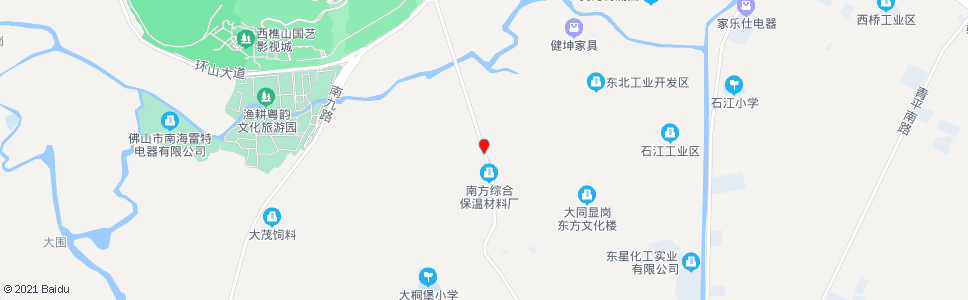 佛山显岗北坊村_公交站地图_佛山公交_妙搜公交查询2024