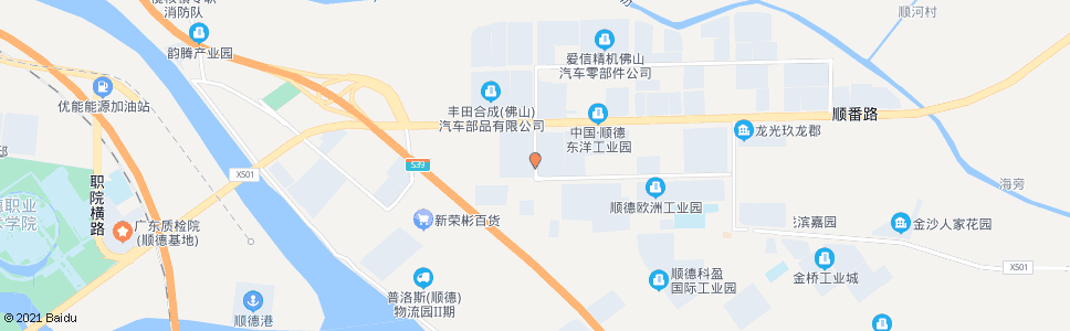 佛山顺翔南路新耀路口_公交站地图_佛山公交_妙搜公交查询2024