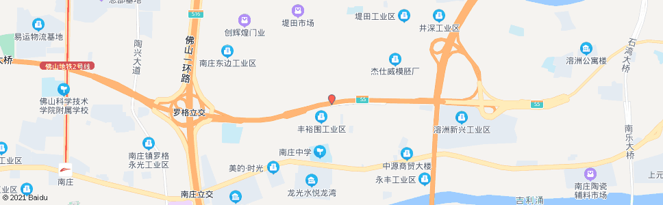 佛山九曲村_公交站地图_佛山公交_妙搜公交查询2024