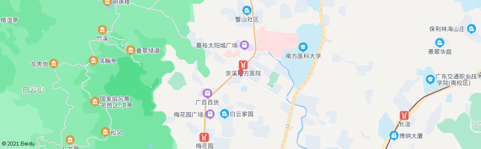 广州京溪路_公交站地图_广州公交_妙搜公交查询2024