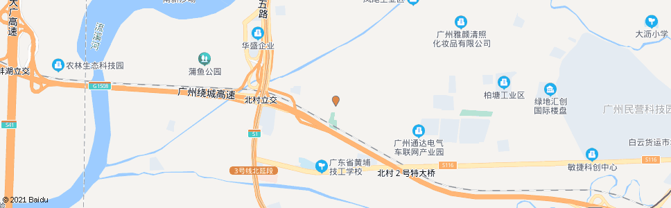 广州柏兴中路(柏塘村委)_公交站地图_广州公交_妙搜公交查询2024