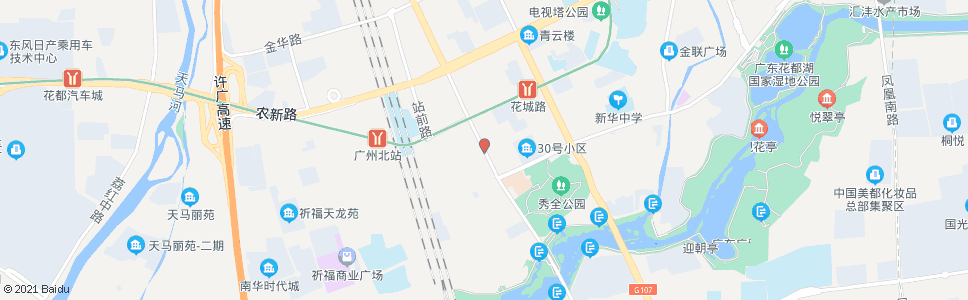 广州新华市场_公交站地图_广州公交_妙搜公交查询2024