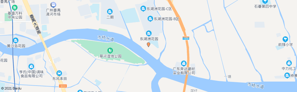 广州雁洲村_公交站地图_广州公交_妙搜公交查询2024