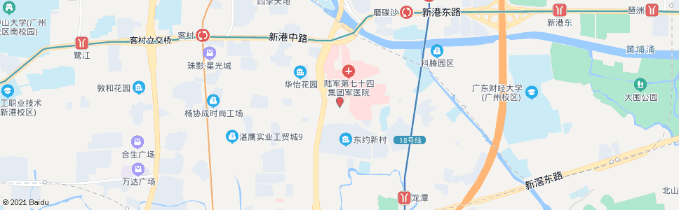 广州石榴岗(石榴岗路)_公交站地图_广州公交_妙搜公交查询2024