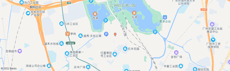 广州红星村_公交站地图_广州公交_妙搜公交查询2024