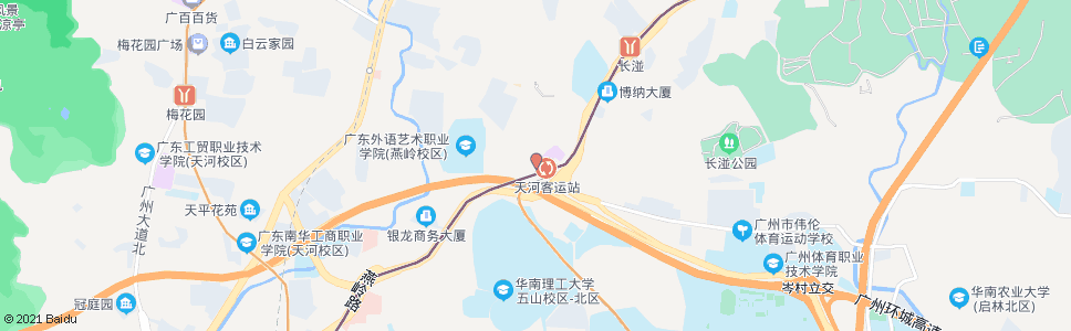 广州元岗横路东_公交站地图_广州公交_妙搜公交查询2024