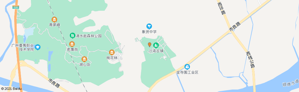 广州沙湾敬老院_公交站地图_广州公交_妙搜公交查询2024