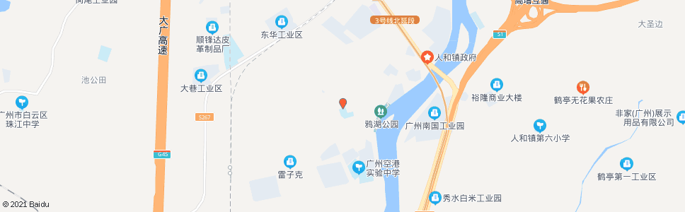 广州鸦湖村委_公交站地图_广州公交_妙搜公交查询2024