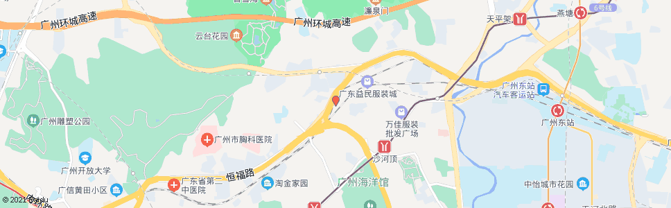 广州濂泉路总站(益民服装城)_公交站地图_广州公交_妙搜公交查询2024