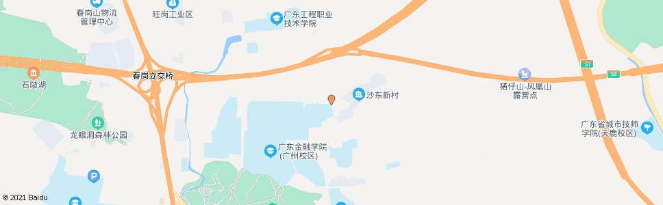 广州沙东新村_公交站地图_广州公交_妙搜公交查询2024