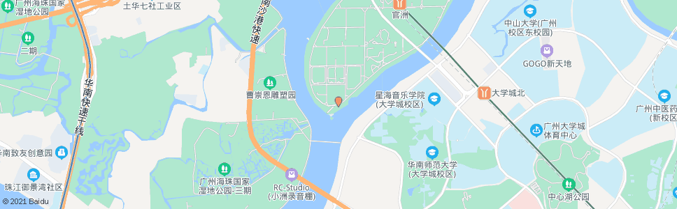 广州星岛环南路(星汉二路路口)_公交站地图_广州公交_妙搜公交查询2024