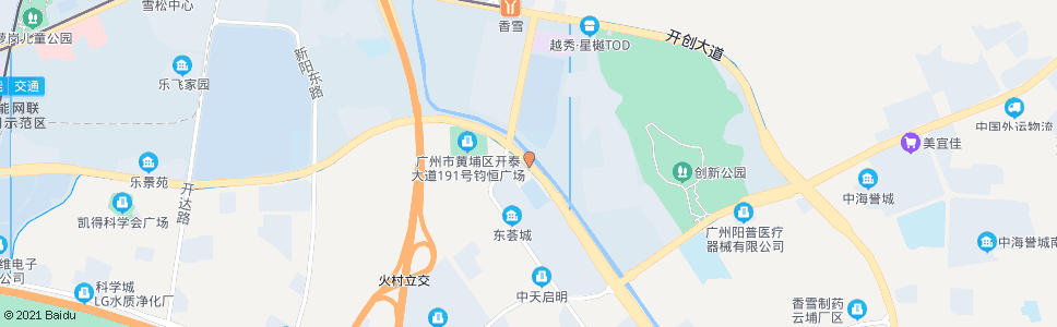 广州开泰大道(瑞和路口)_公交站地图_广州公交_妙搜公交查询2024