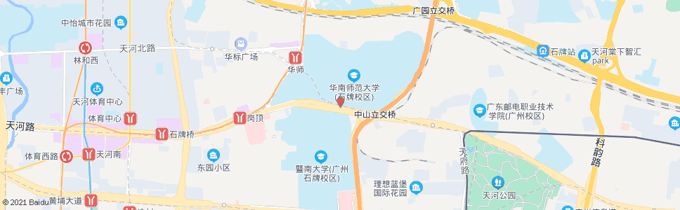 广州华师粤海酒店_公交站地图_广州公交_妙搜公交查询2024