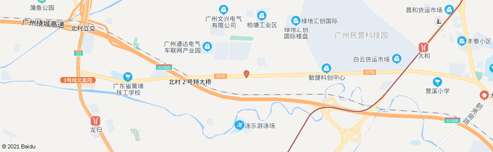 广州北太路柏塘路口_公交站地图_广州公交_妙搜公交查询2024