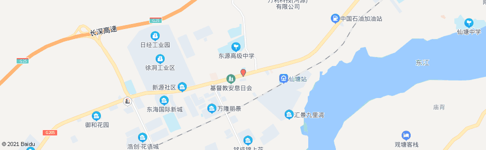 河源徐洞小学_公交站地图_河源公交_妙搜公交查询2024