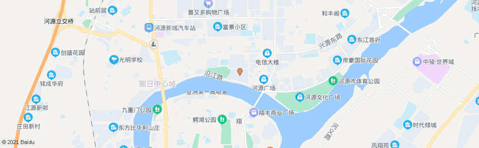 河源市政府_公交站地图_河源公交_妙搜公交查询2024