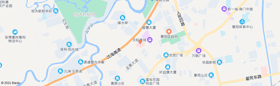 惠州三和医院_公交站地图_惠州公交_妙搜公交查询2025