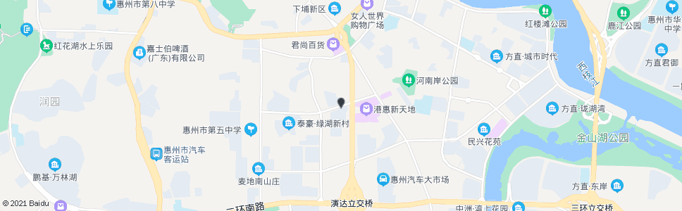 惠州鲁惠饭店_公交站地图_惠州公交_妙搜公交查询2025