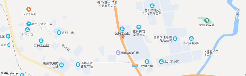 惠州民盛路_公交站地图_惠州公交_妙搜公交查询2025