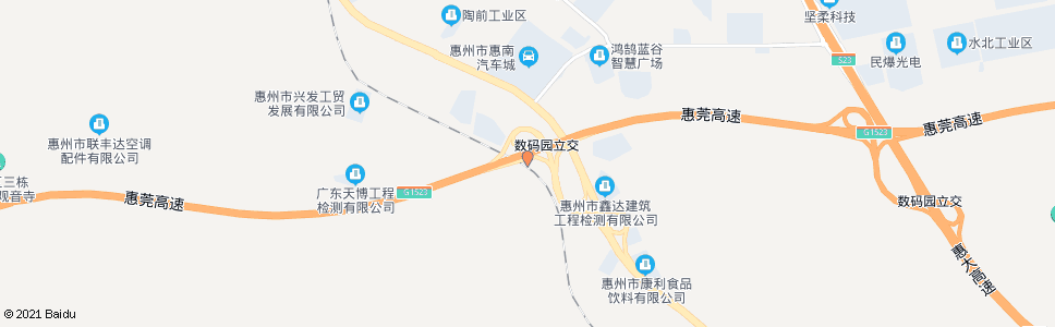 惠州铁路桥_公交站地图_惠州公交_妙搜公交查询2025