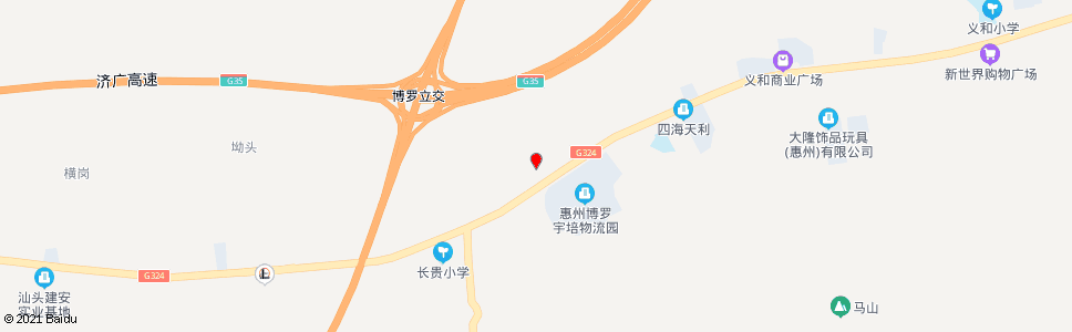 惠州南门岭村_公交站地图_惠州公交_妙搜公交查询2025