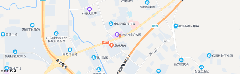 惠州海关路口_公交站地图_惠州公交_妙搜公交查询2025