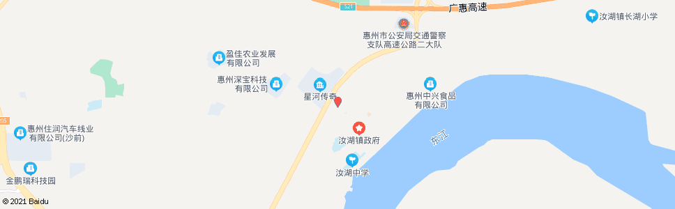 惠州东亚村_公交站地图_惠州公交_妙搜公交查询2025