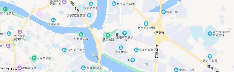 惠州东升三路路口_公交站地图_惠州公交_妙搜公交查询2025