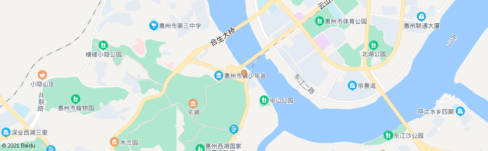 惠州朝京门_公交站地图_惠州公交_妙搜公交查询2025