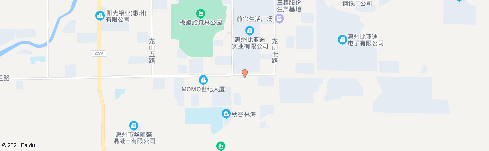 惠州京华中央御园(比亚迪南门)_公交站地图_惠州公交_妙搜公交查询2025