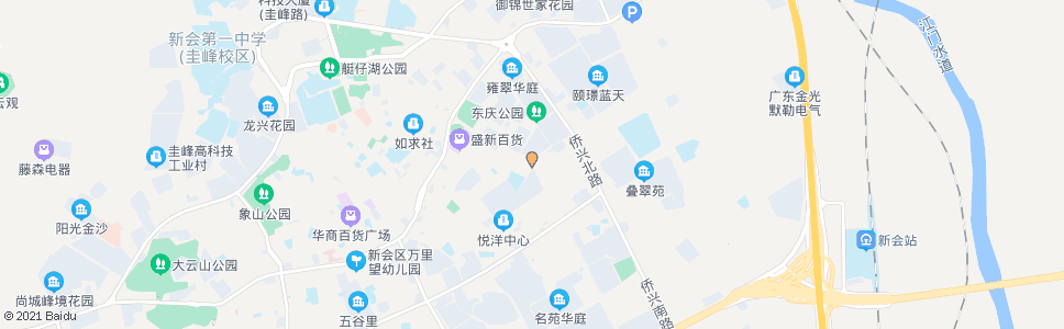 江门明兴路口_公交站地图_江门公交_妙搜公交查询2024