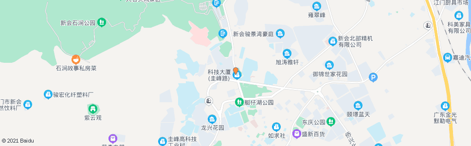 江门新会交警中队_公交站地图_江门公交_妙搜公交查询2024