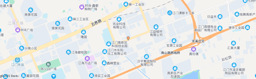 江门新光路_公交站地图_江门公交_妙搜公交查询2024