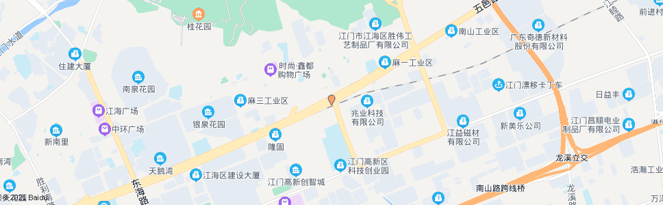 江门麻园墟_公交站地图_江门公交_妙搜公交查询2024