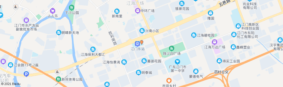 江门城轨江海站_公交站地图_江门公交_妙搜公交查询2024