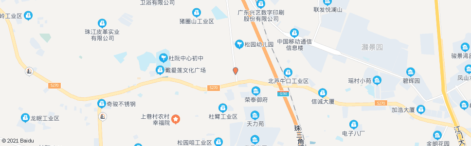 江门松园路口北_公交站地图_江门公交_妙搜公交查询2024