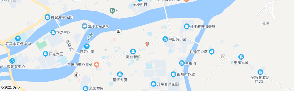 江门果园村_公交站地图_江门公交_妙搜公交查询2024