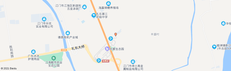 江门向荣桥_公交站地图_江门公交_妙搜公交查询2024