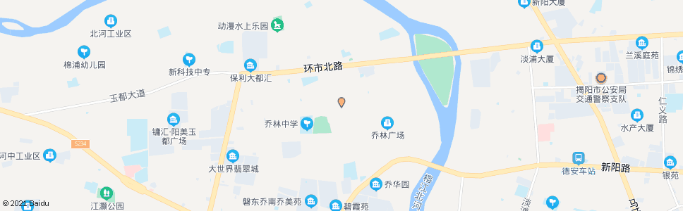 揭阳乔南玉器市场(西)_公交站地图_揭阳公交_妙搜公交查询2024