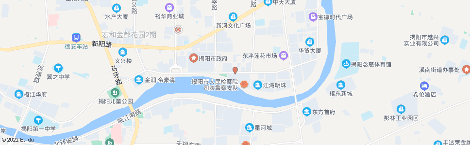 揭阳市中保_公交站地图_揭阳公交_妙搜公交查询2024